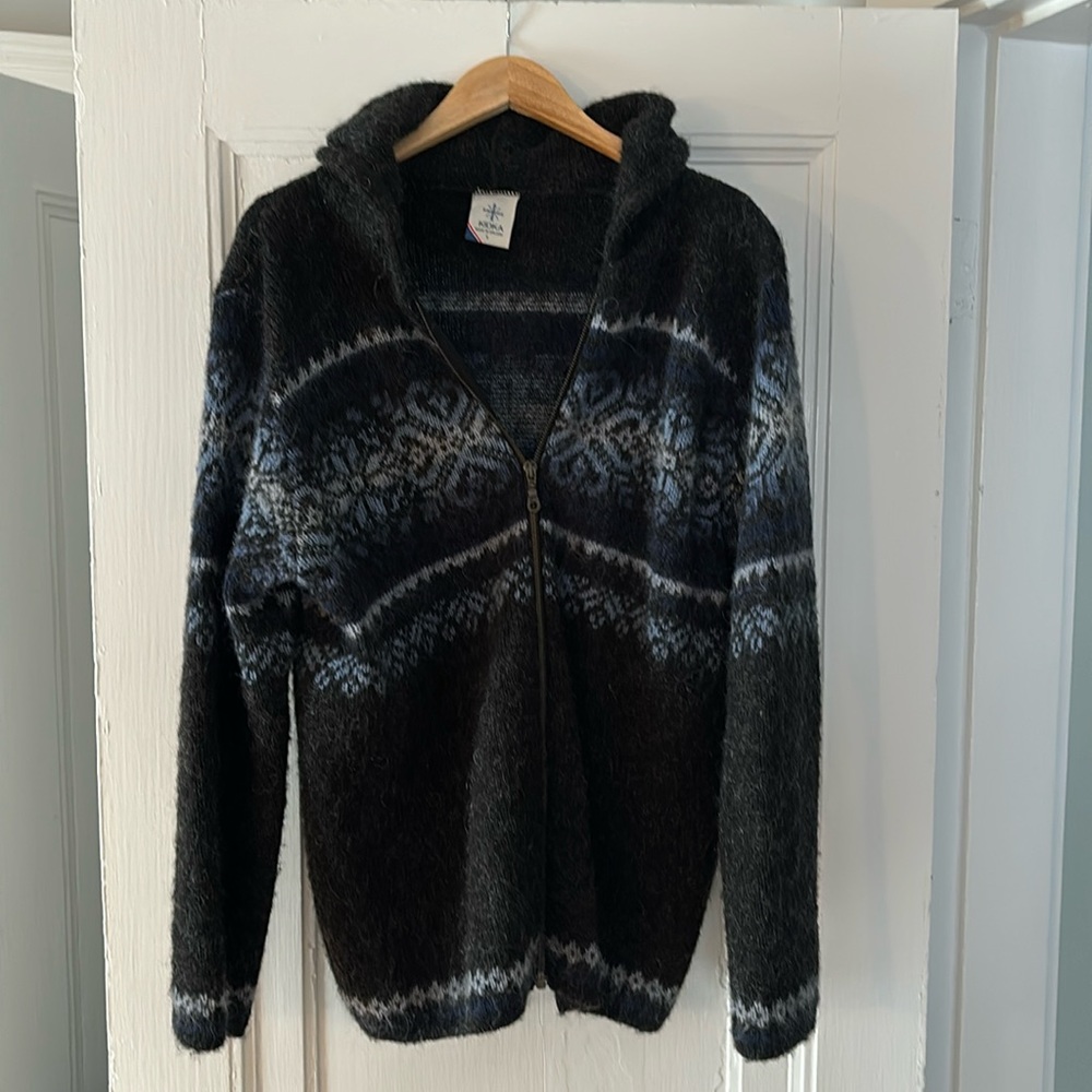 KIDKA Zip-up Hoodie 100% Wool